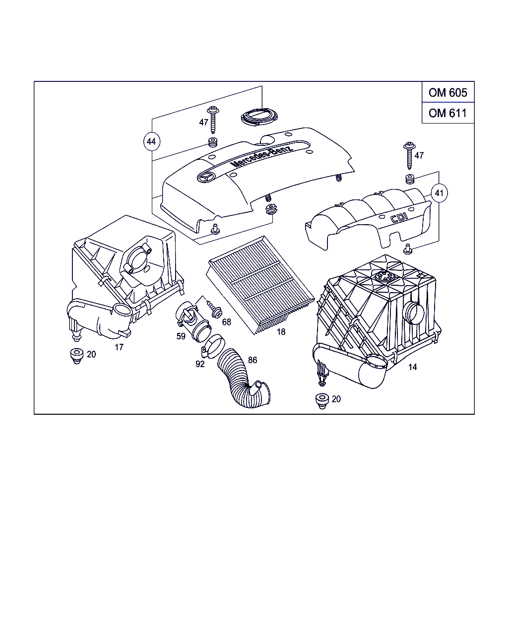 Mercedes-Benz A 000 094 14 48 - Ilmamassamittari onlydrive.pro