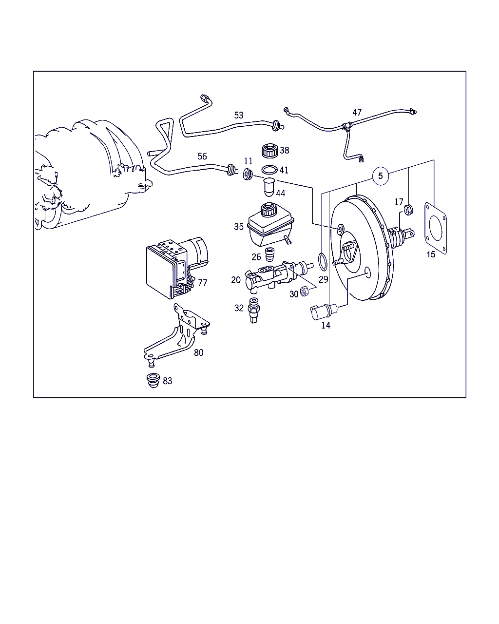 Mercedes-Benz A 000 431 61 01 - Brake Master Cylinder onlydrive.pro