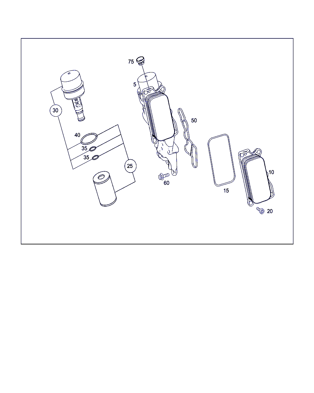 Mercedes-Benz A 272 188 00 01 - Oil Cooler, engine oil onlydrive.pro