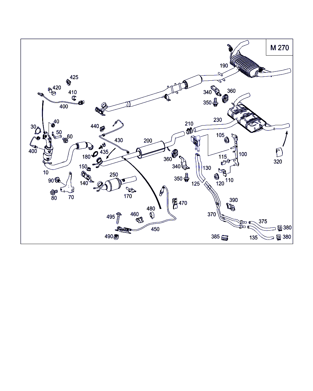 Mercedes-Benz A 000 995 34 33 - Соединительные элементы, система выпуска onlydrive.pro