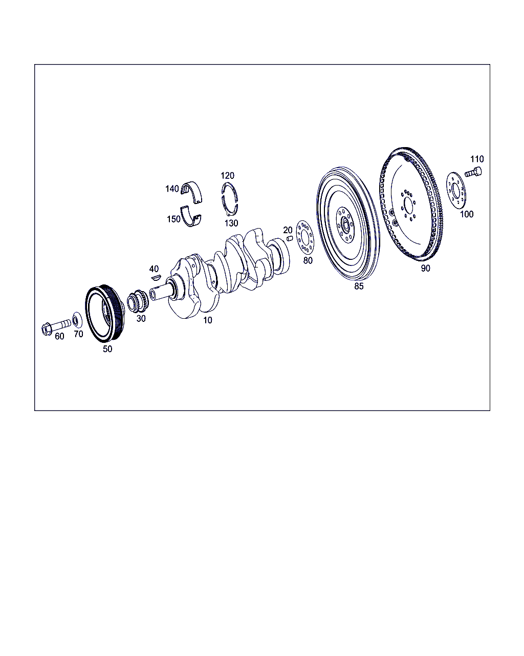 Mercedes-Benz A 276 052 05 03 - Gear, crankshaft onlydrive.pro