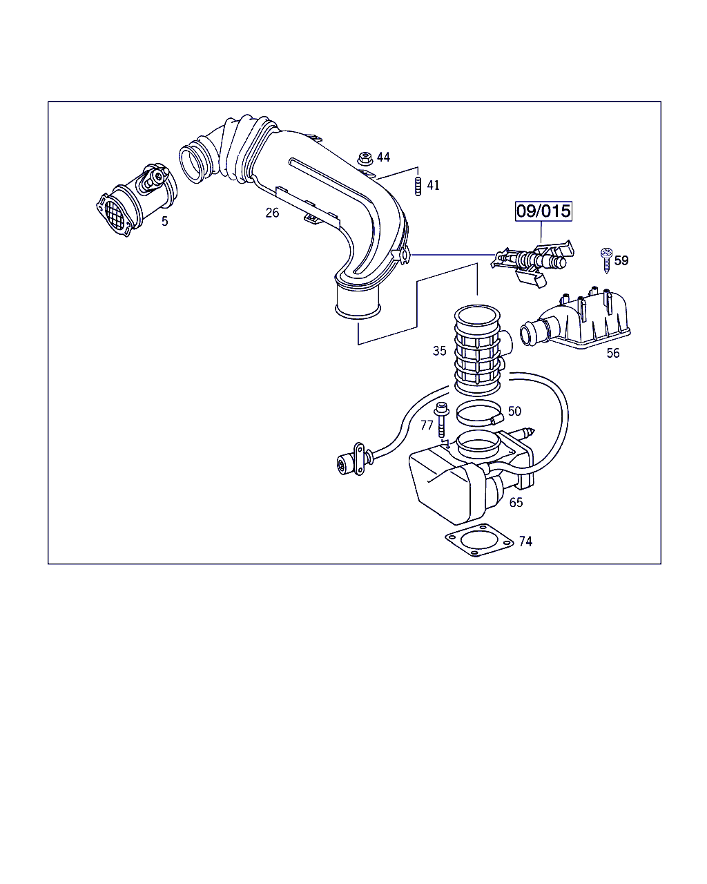 Mercedes-Benz A 000 094 05 48 - Ilmamassamittari onlydrive.pro