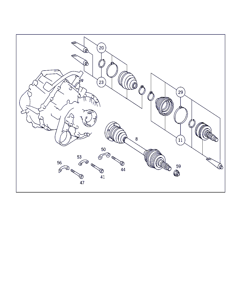 Mercedes-Benz A 000 330 19 85 - Paljekumi, vetoakseli onlydrive.pro