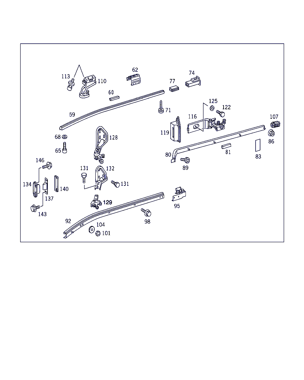 Mercedes-Benz A 638 760 08 47 - Roller Guide, sliding door onlydrive.pro