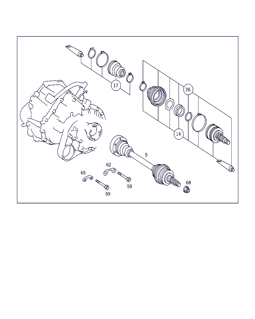 RENAULT A 000 330 16 85 - Paljekumi, vetoakseli onlydrive.pro