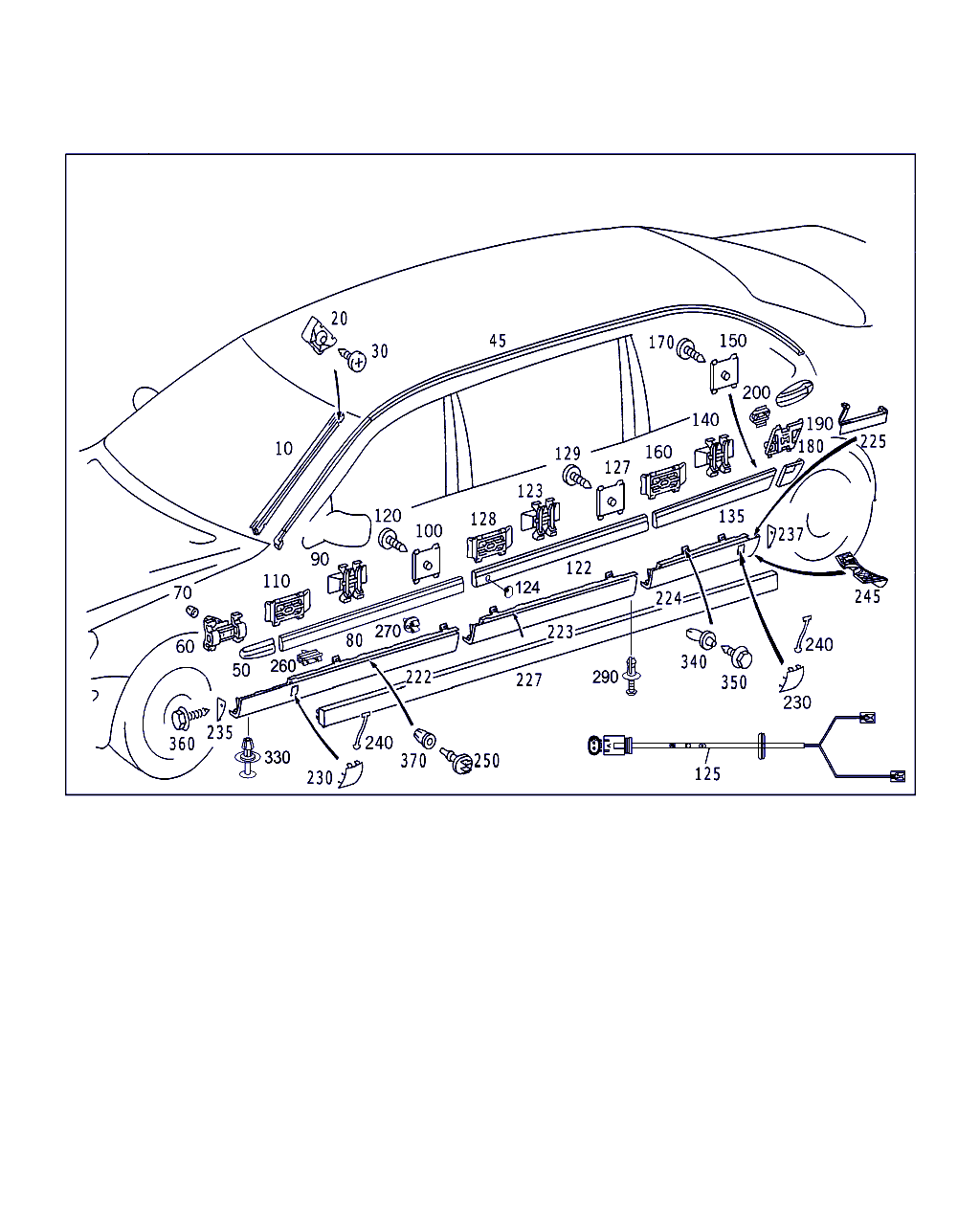 Mercedes-Benz A 001 988 76 81 - Moldings / aizsarguzlika onlydrive.pro