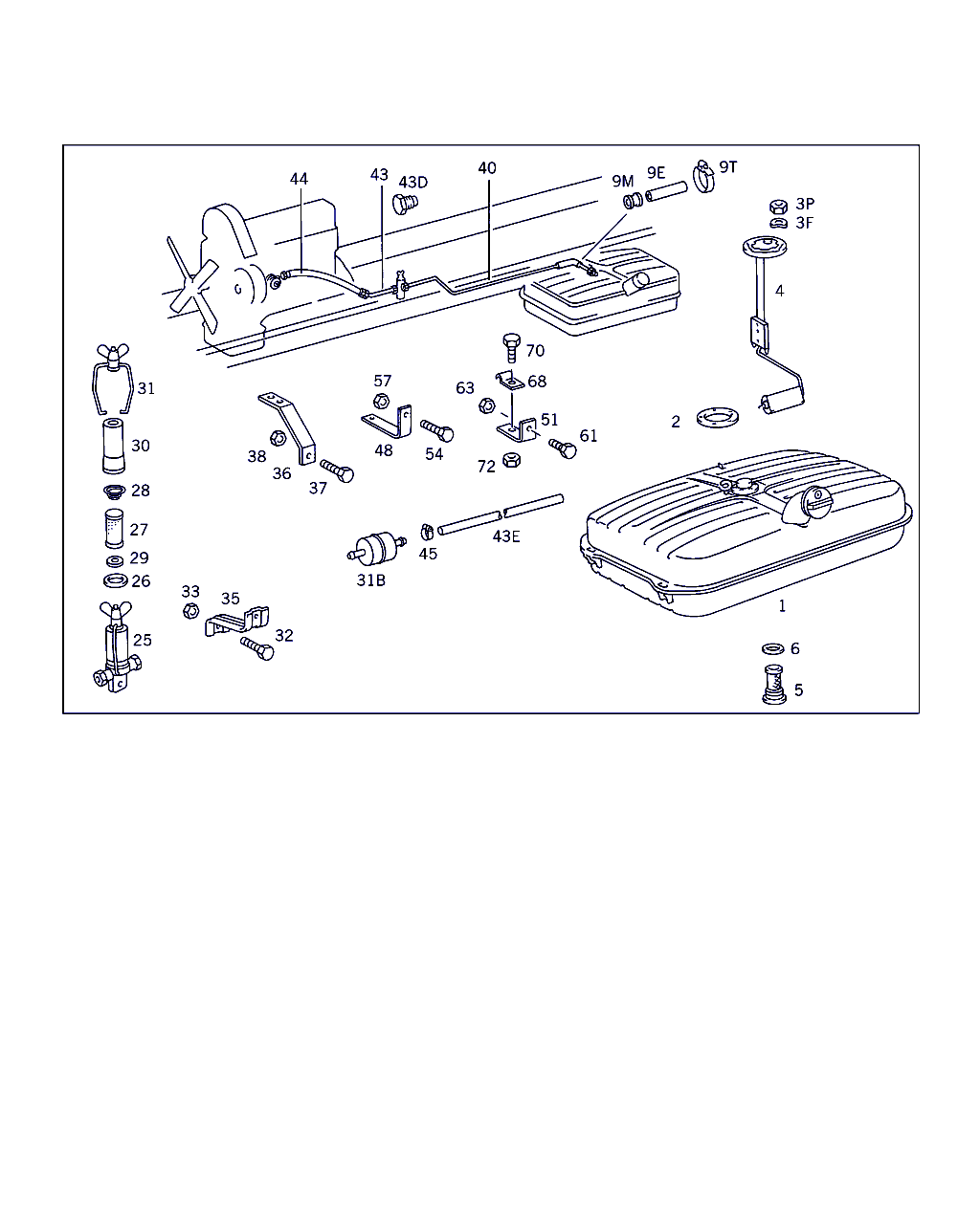 Mercedes-Benz A 001 477 38 01 - Kütusefilter onlydrive.pro