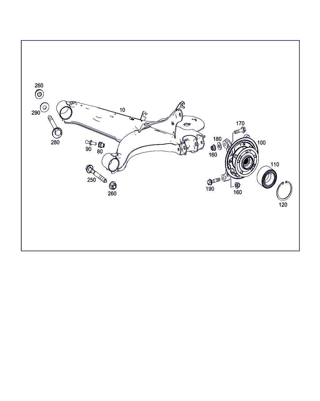 Mercedes-Benz A 447 350 51 00 - Bush of Control / Trailing Arm onlydrive.pro