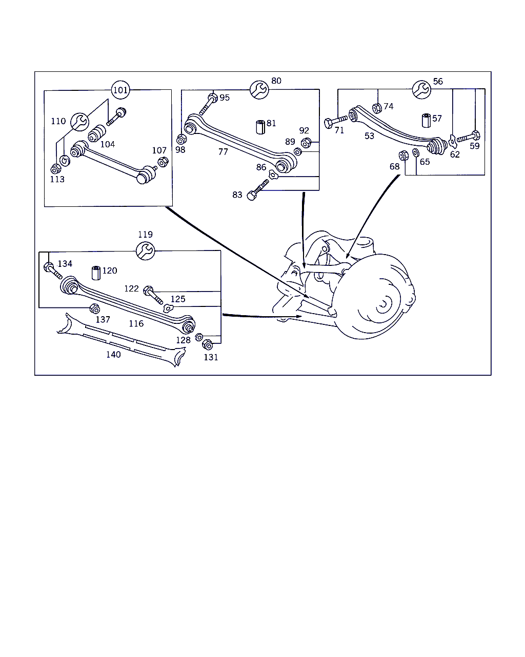 Mercedes-Benz A 210 350 00 29 - Tukivarsi, pyöräntuenta onlydrive.pro