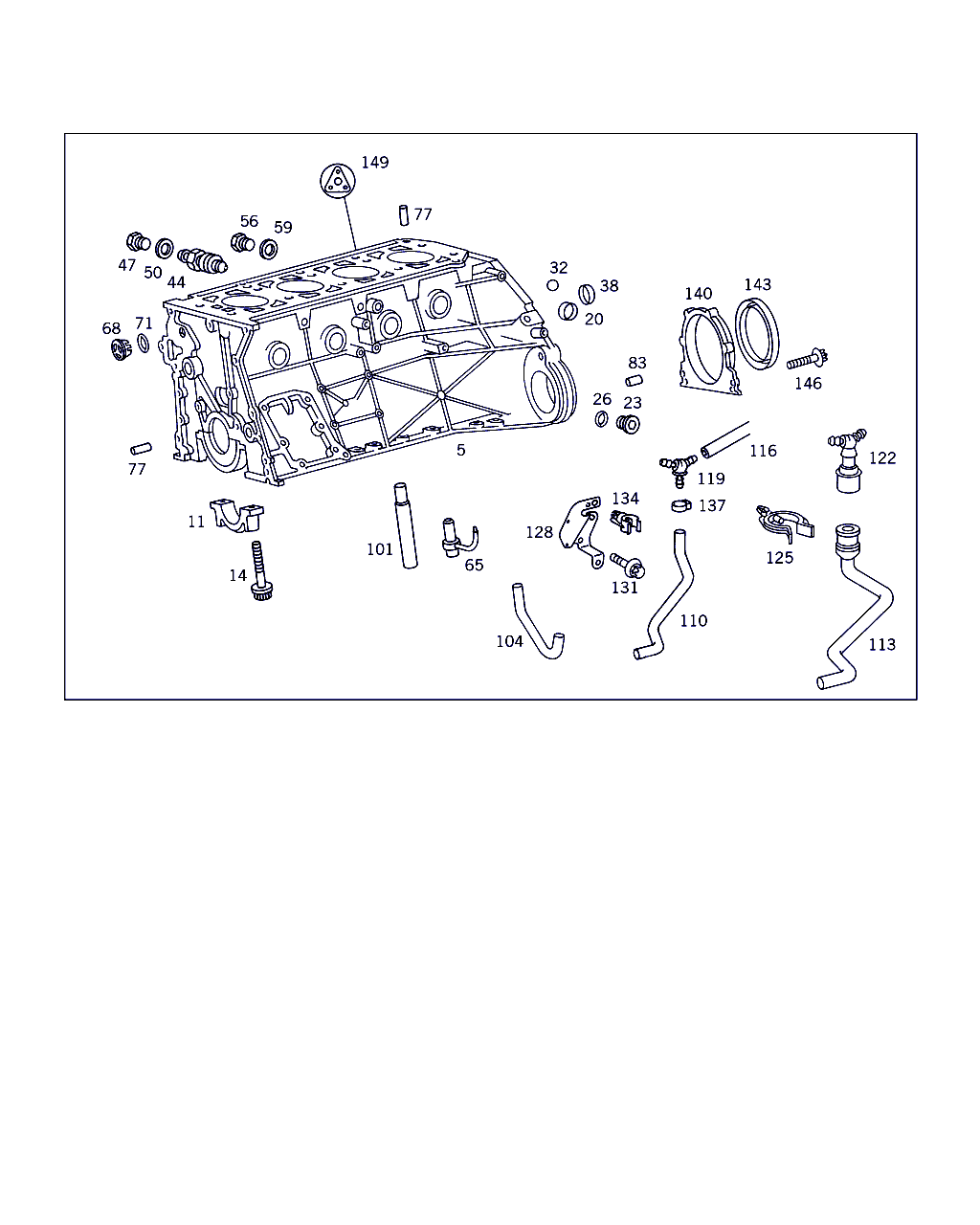 Mercedes-Benz N 007603 018100 - Cylinder crankcase,cover,gasket kit: 001 pcs. onlydrive.pro