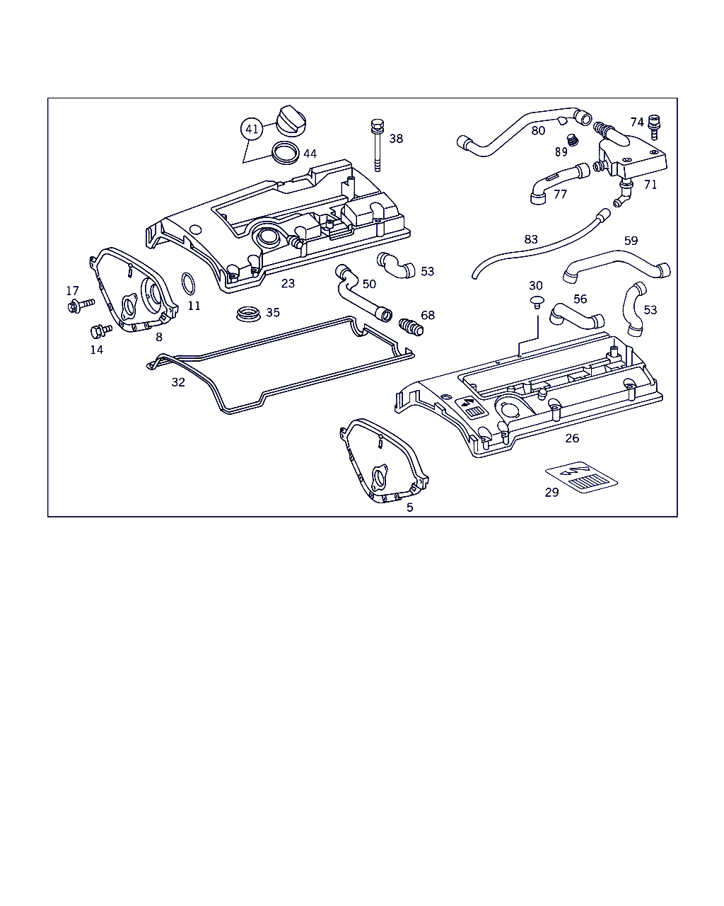 Mercedes-Benz A 111 016 02 21 - Tarpiklis, svirties dangtis onlydrive.pro