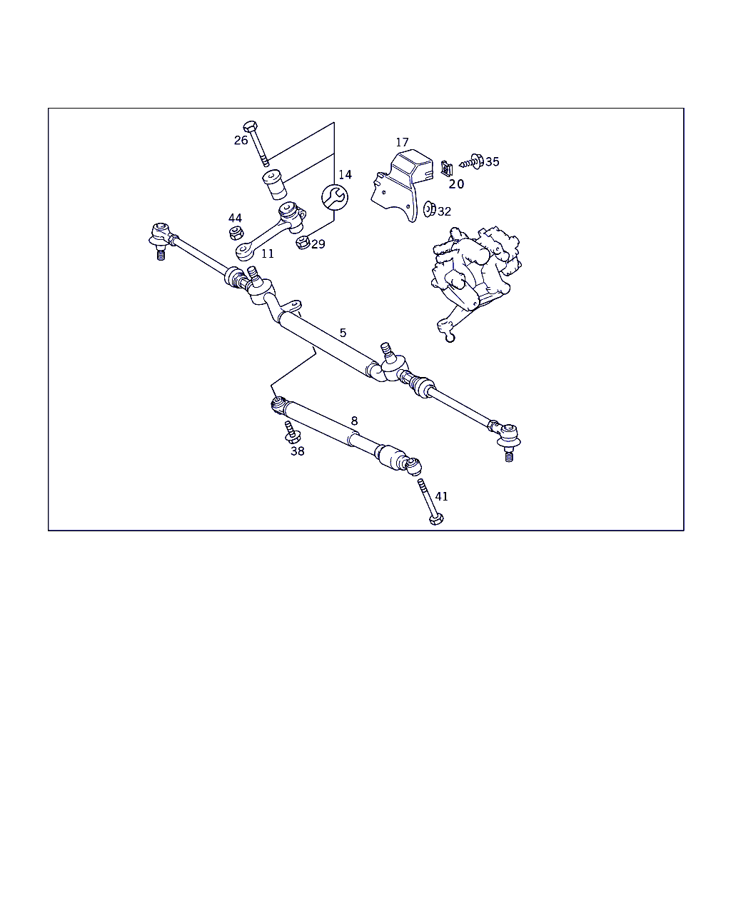 Mercedes-Benz A 202 460 03 19 - Repair Kit, reversing lever onlydrive.pro