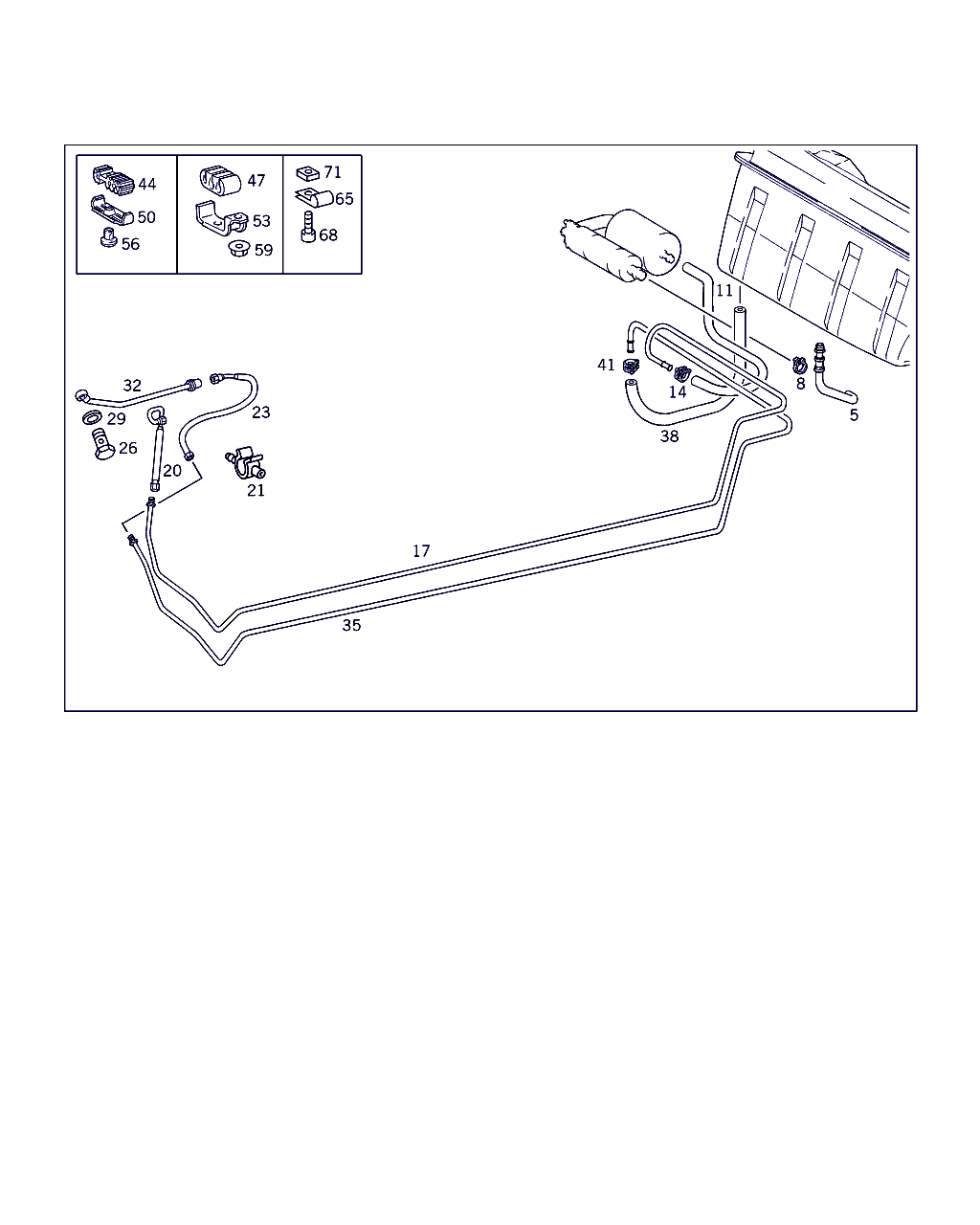 Mercedes-Benz N 007603 012405 - Fuel lines: 002 pcs. onlydrive.pro