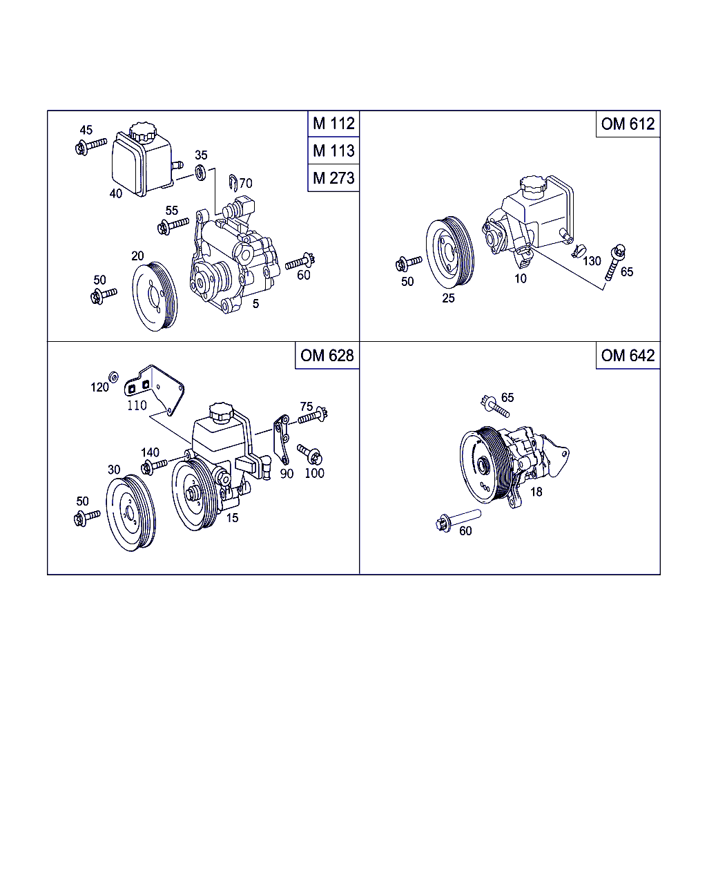 Mercedes-Benz N 000000 001141 - Power steering pump: 002 pcs. onlydrive.pro