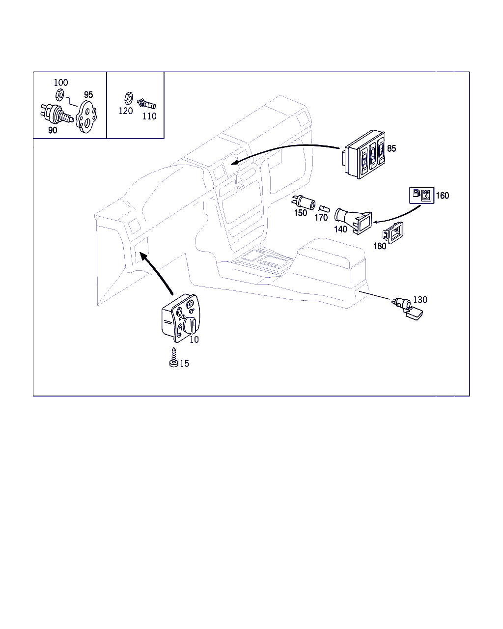 Mercedes-Benz A 001 545 31 09 - Stabdžių žibinto jungiklis onlydrive.pro