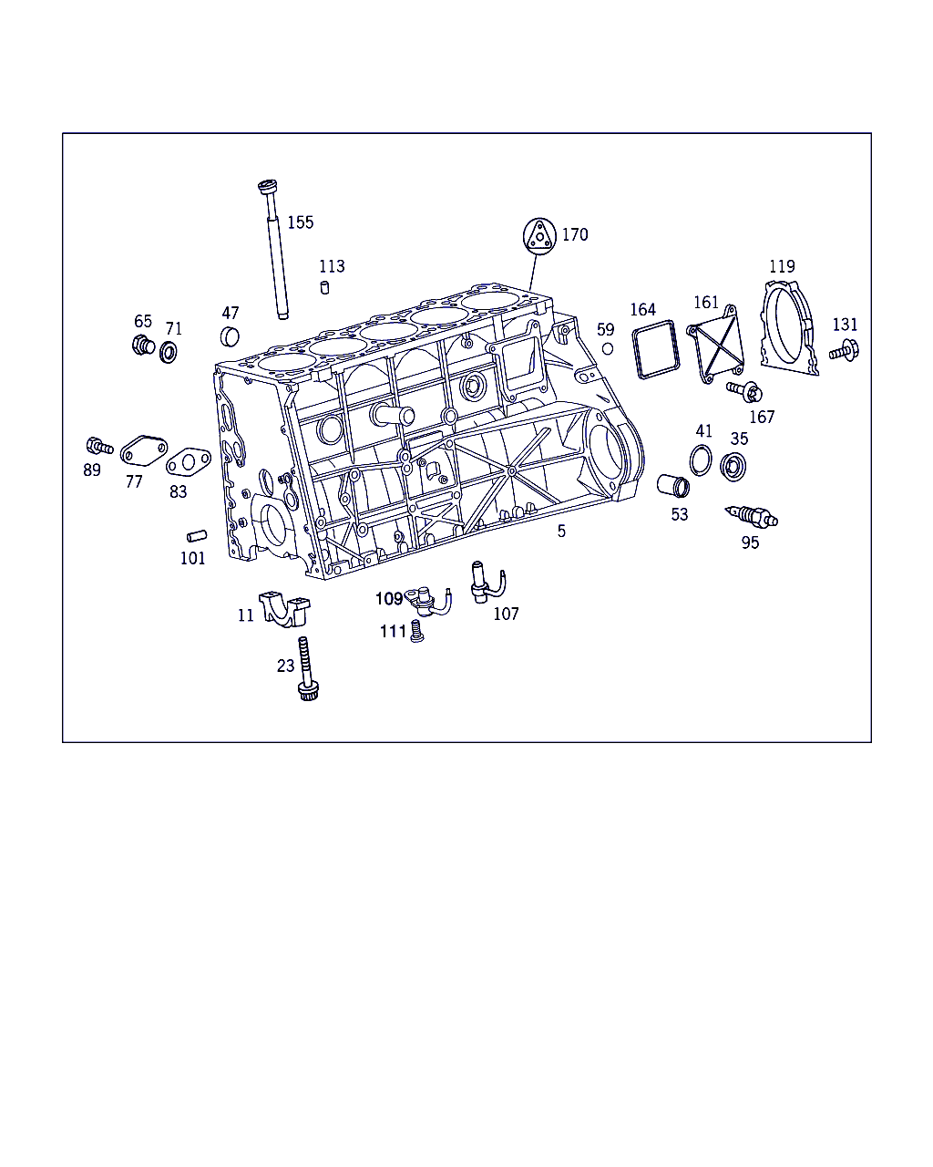 Mercedes-Benz N 007603 012402 - Cylinder crankcase,cover,gasket kit: 001 pcs. onlydrive.pro