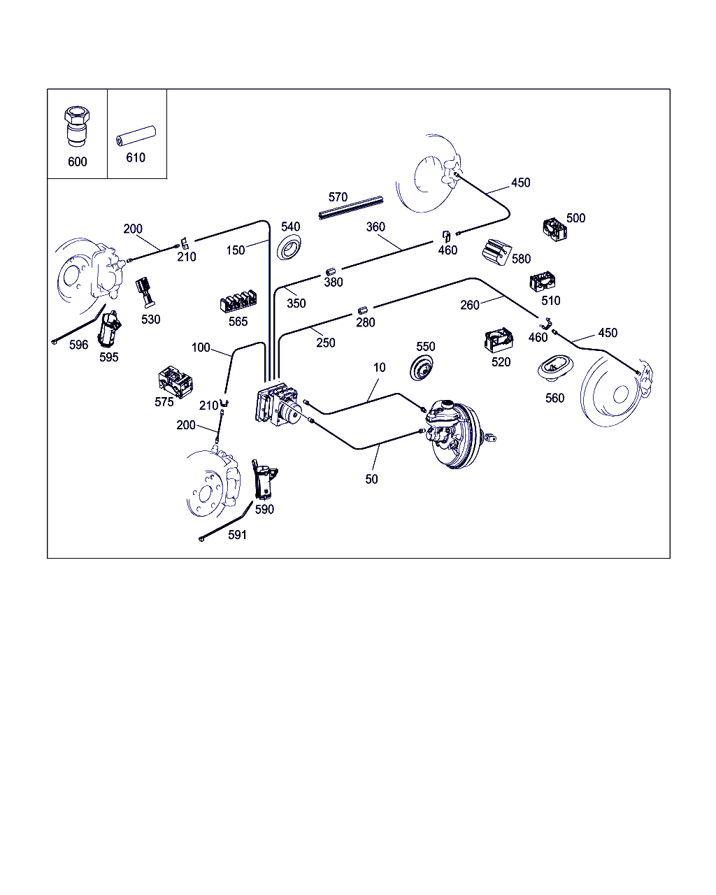 Mercedes-Benz A 205 420 00 48 - Bremžu šļūtene onlydrive.pro