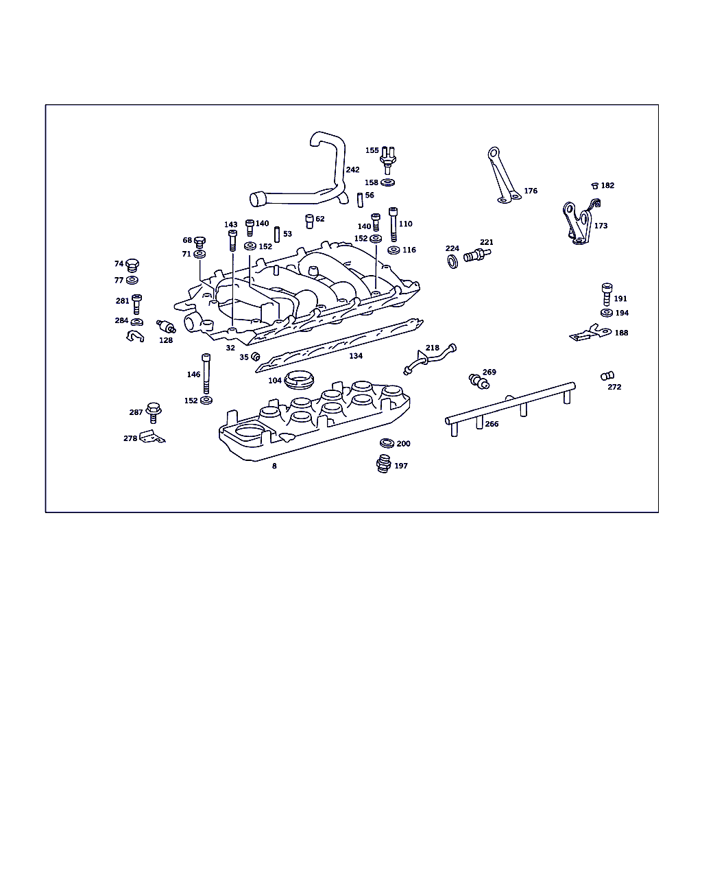 Mercedes-Benz N 007603 014100 - Intake manifold: 001 pcs. onlydrive.pro