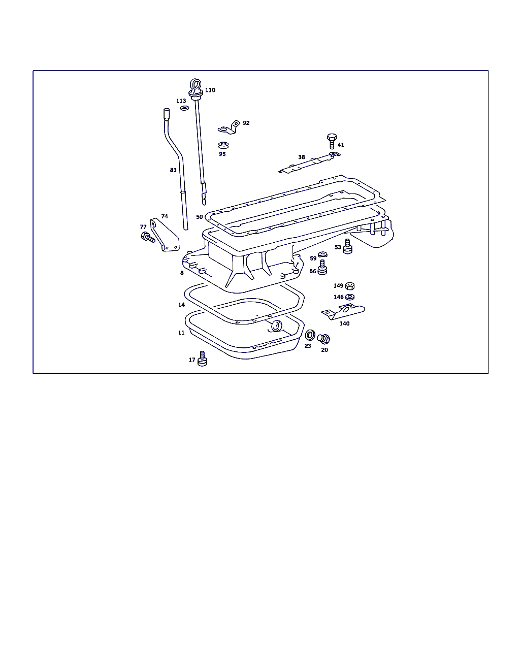 Mercedes-Benz A 116 014 05 22 - Gasket, oil sump onlydrive.pro