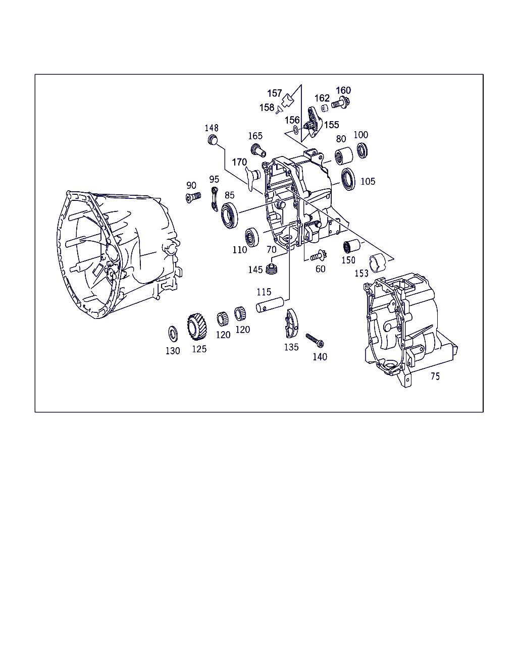 Mercedes-Benz A 008 981 71 25 - Transmission case and cover: 001 pcs. onlydrive.pro