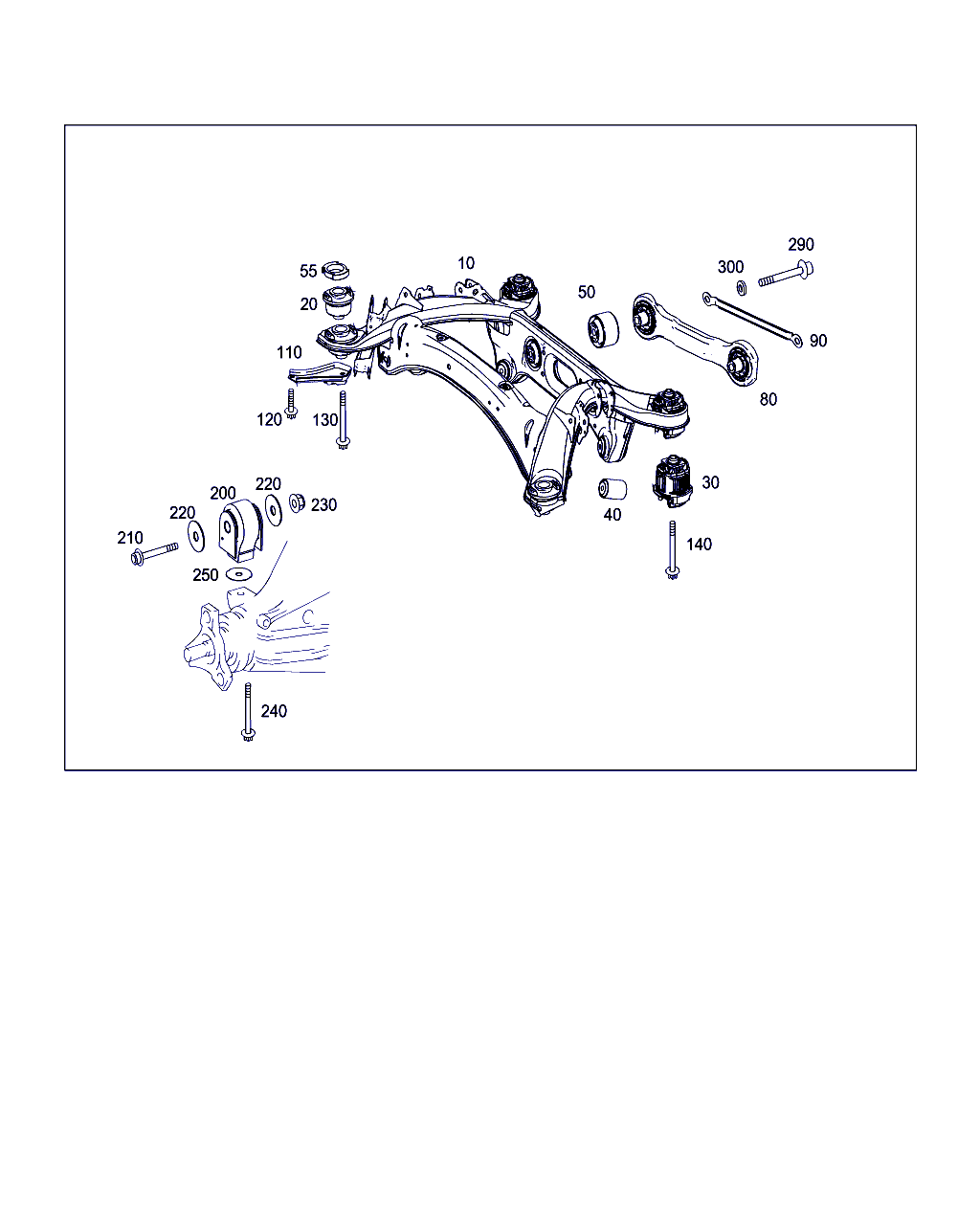 Mercedes-Benz A 204 352 10 65 - Bush of Control / Trailing Arm onlydrive.pro