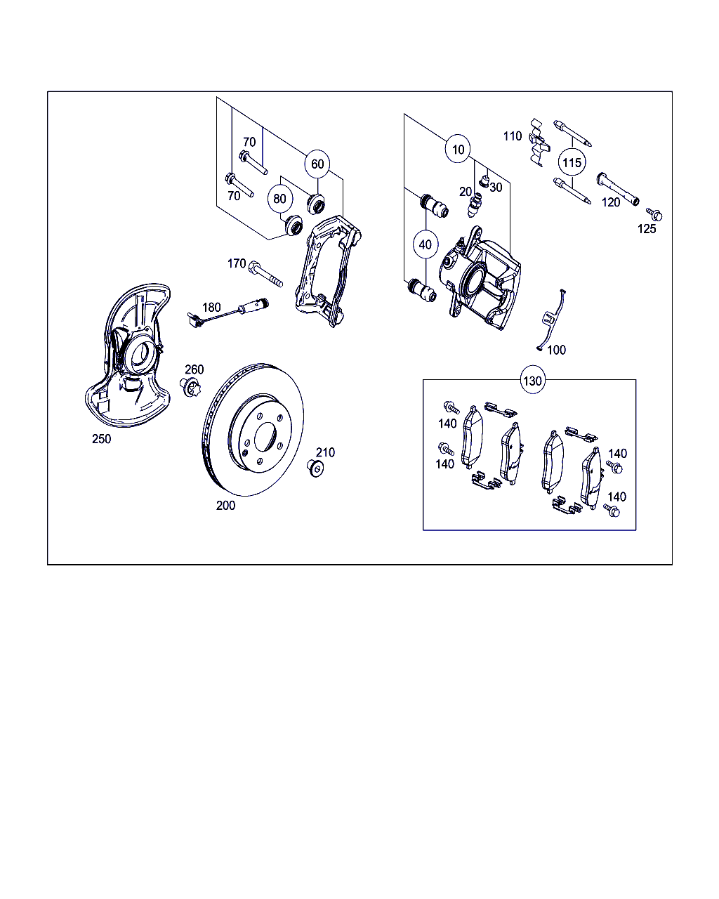 Mercedes-Benz A 005 420 08 20 - Тормозные колодки, дисковые, комплект onlydrive.pro