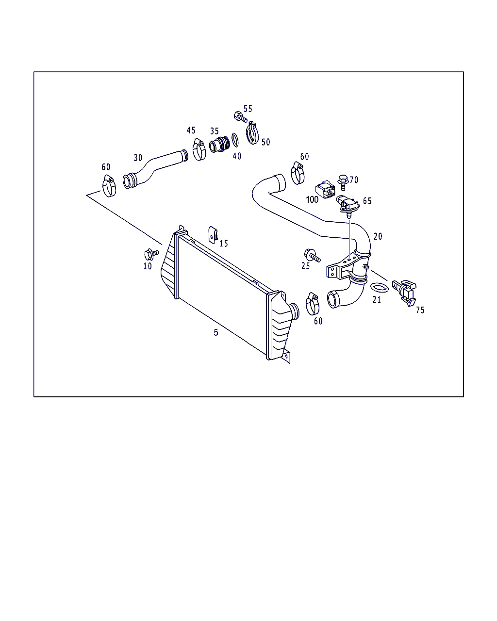 Mercedes-Benz A 901 528 35 82 - Pūtes sistēmas gaisa caurule onlydrive.pro