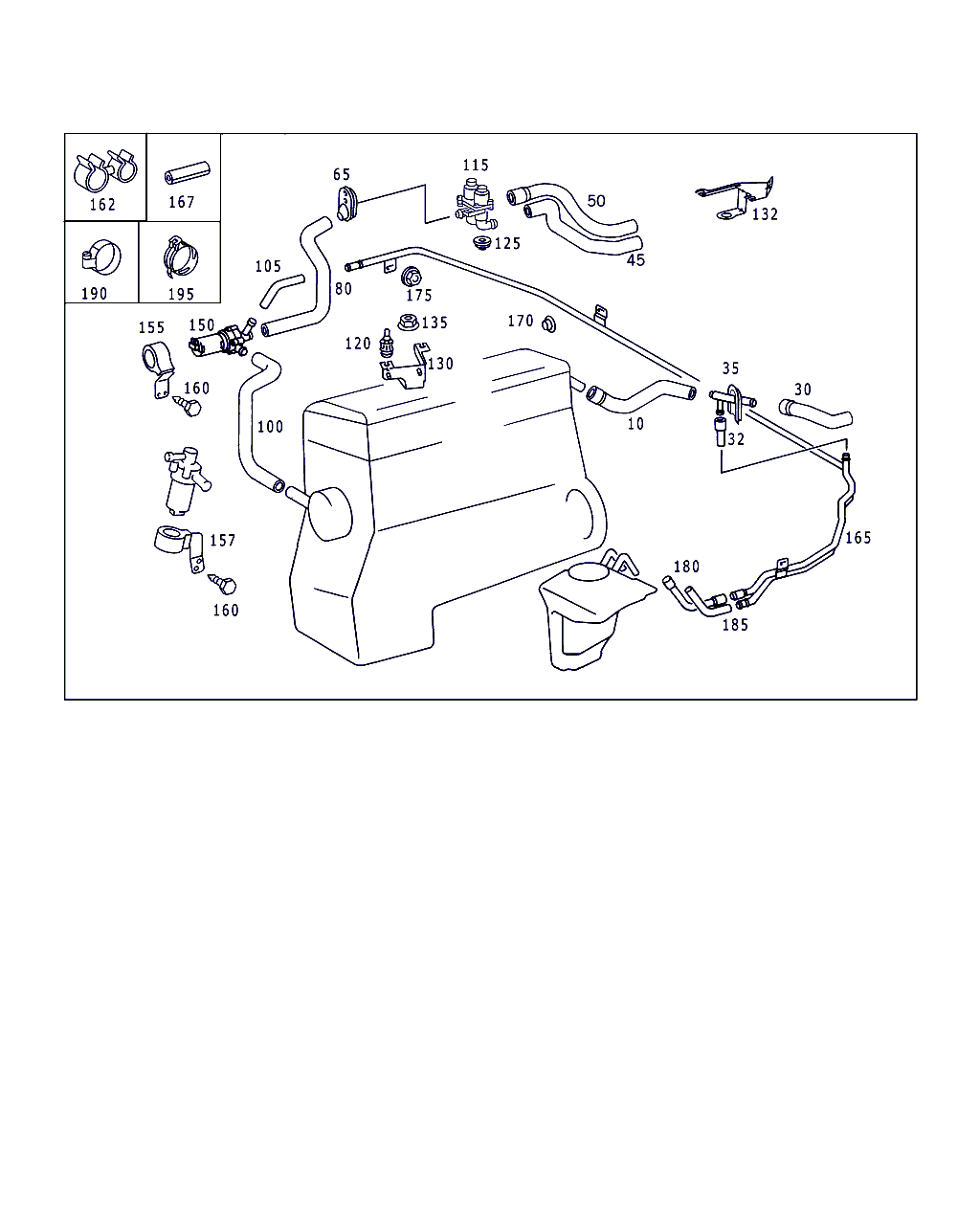 Mercedes-Benz N 000000 000665 - Heating water connection: NB pcs. onlydrive.pro