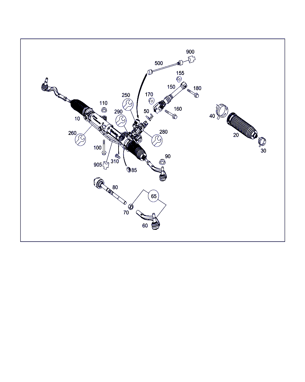 Mercedes-Benz A 212 330 21 03 - Aksiālais šarnīrs, Stūres šķērsstiepnis onlydrive.pro