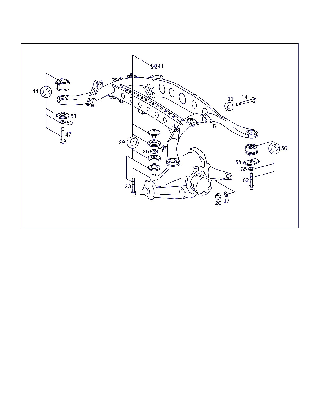 Mercedes-Benz A 129 351 07 42 - Bush of Control / Trailing Arm onlydrive.pro