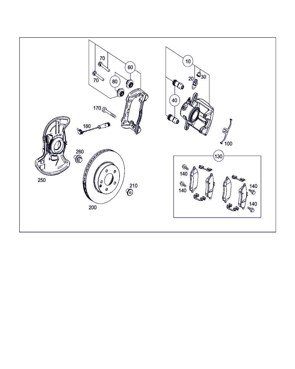 Mercedes-Benz A 005 420 09 20 - Тормозные колодки, дисковые, комплект onlydrive.pro