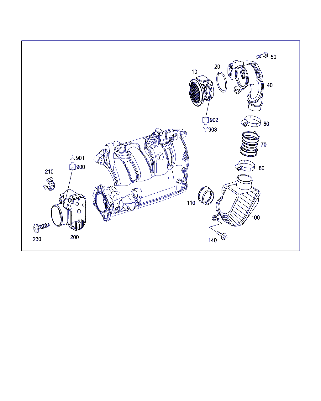 Mercedes-Benz A 271 094 02 48 - Gaisa masas mērītājs onlydrive.pro