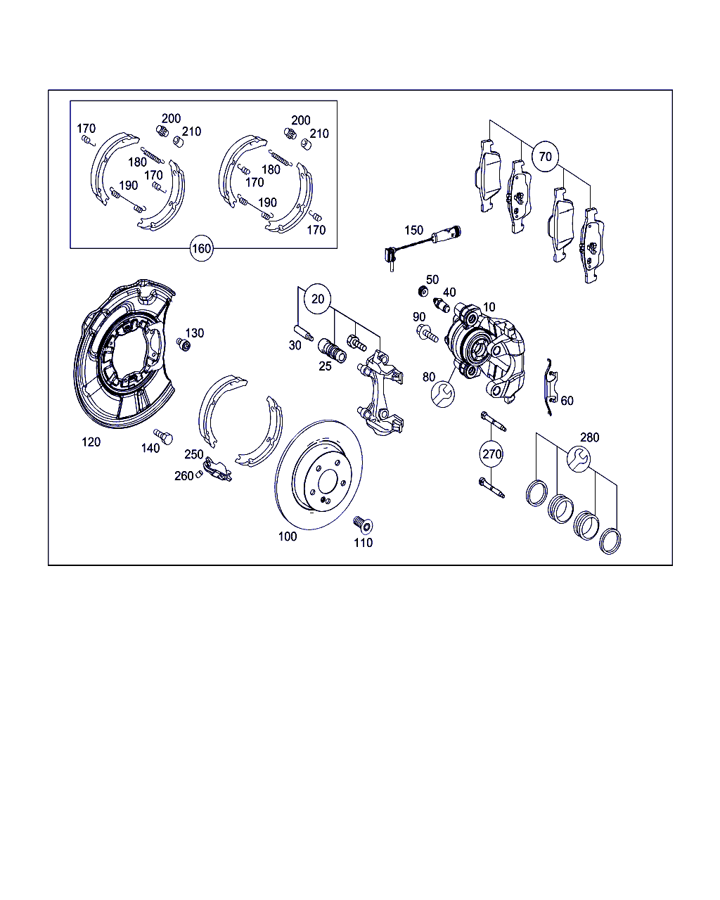 Mercedes-Benz A 002 420 25 83 - Тормозной суппорт onlydrive.pro