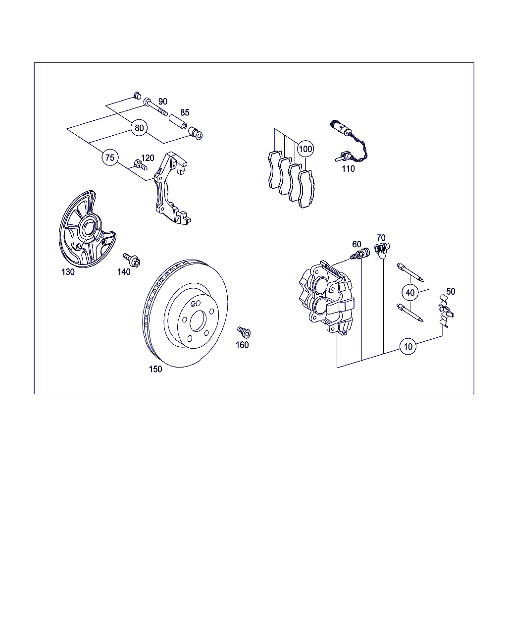 Mercedes-Benz A 003 420 99 20 - Brake Pad Set, disc brake onlydrive.pro