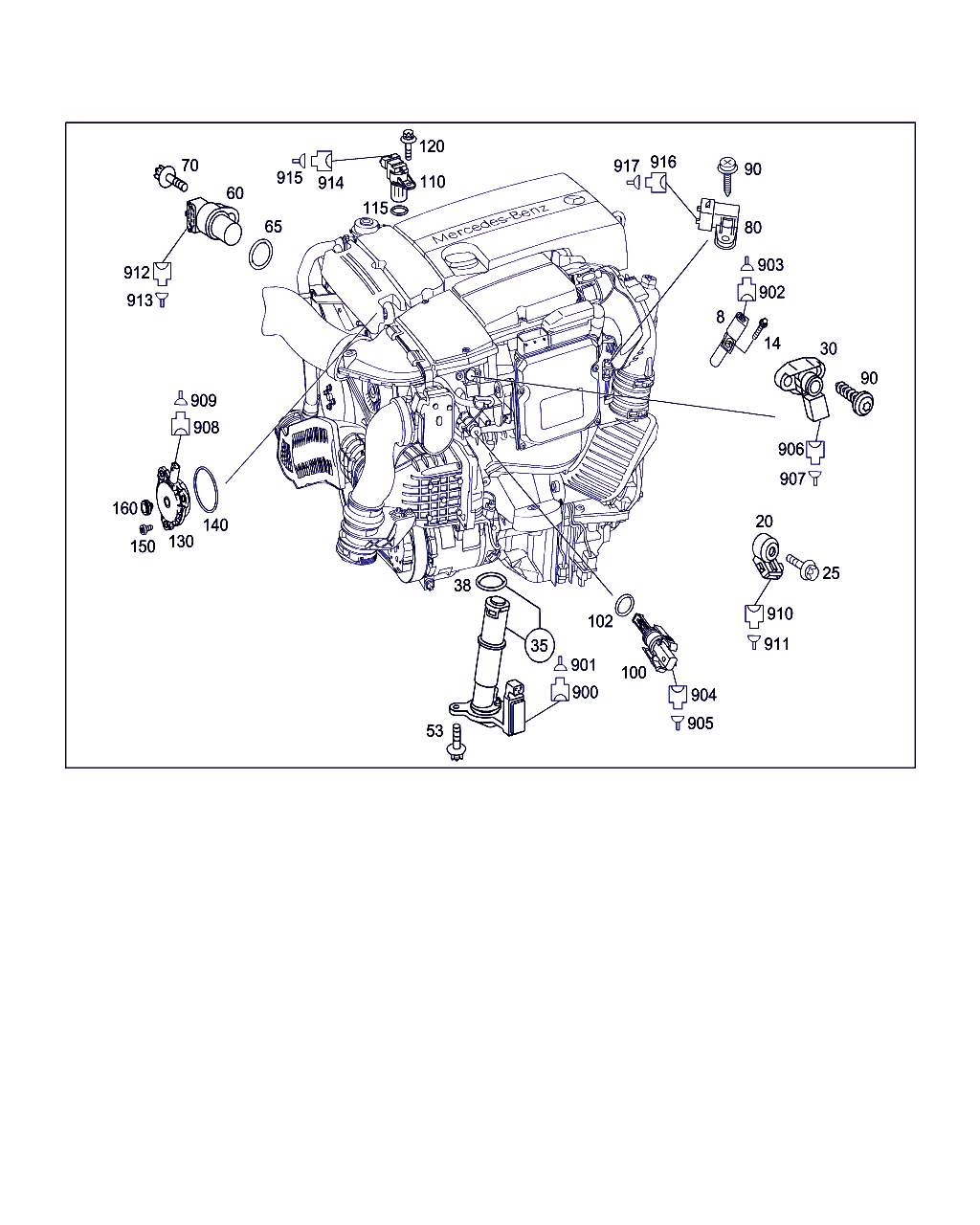 Mercedes-Benz A 271 051 01 77 - Central Magnet, camshaft adjustment onlydrive.pro