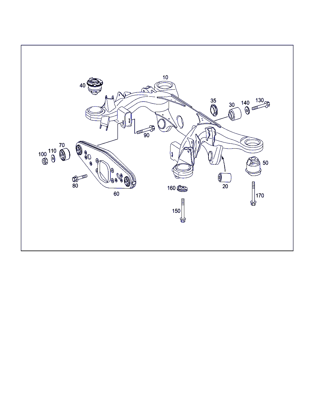 Mercedes-Benz A 230 351 02 42 - Bush of Control / Trailing Arm onlydrive.pro