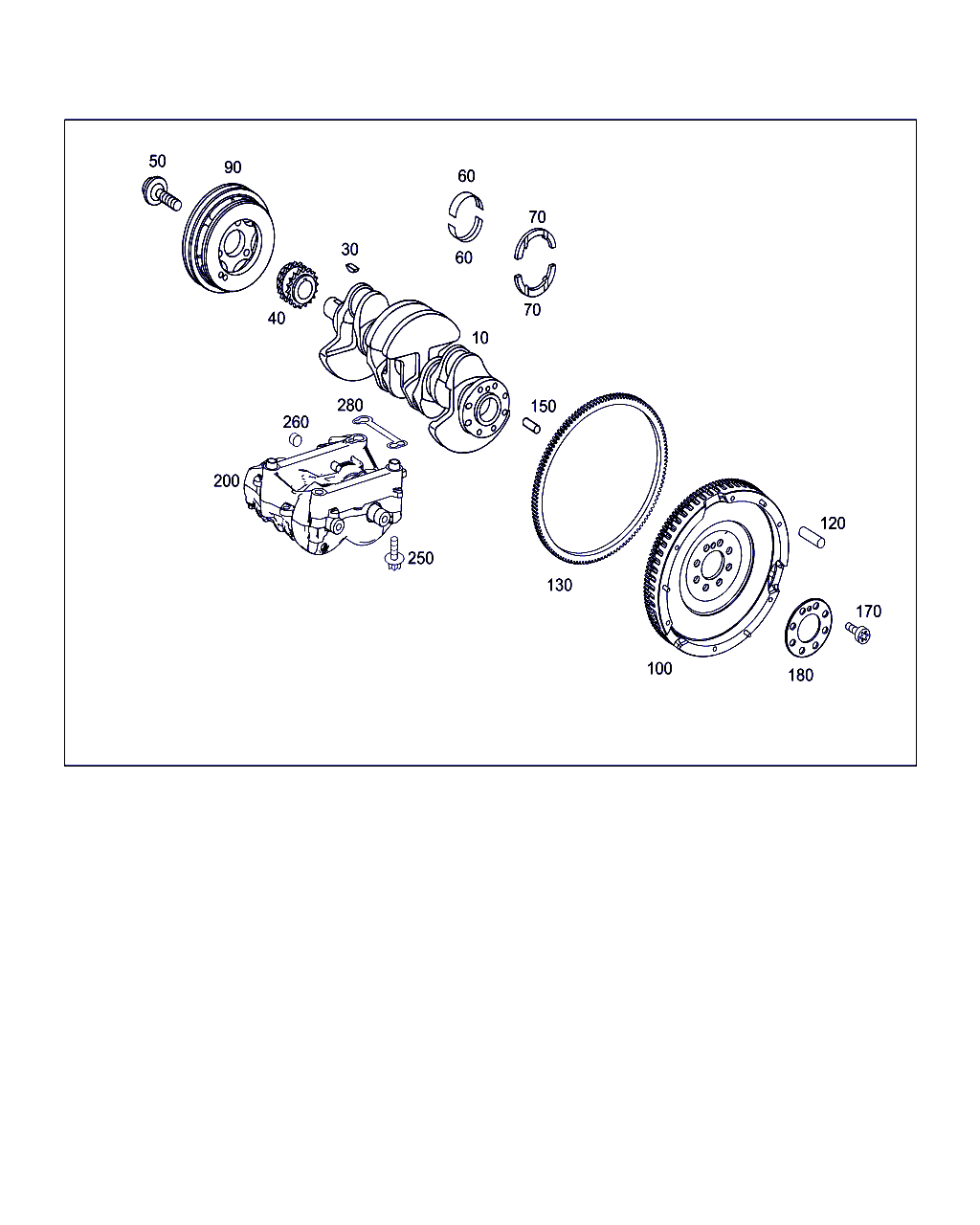 Mercedes-Benz A 640 050 01 03 - Zobrats, Kloķvārpsta onlydrive.pro