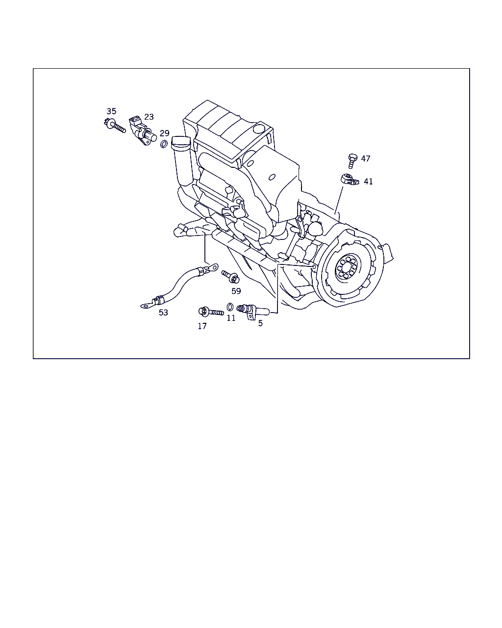 Mercedes-Benz A 003 153 97 28 - T.d.c. sender unit,position sender unit,knock sensor,and ground : 001 pcs. onlydrive.pro