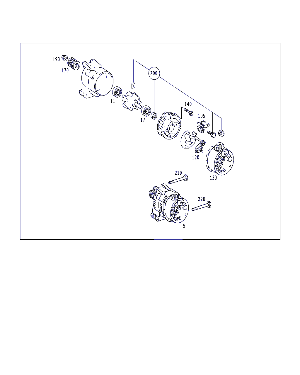 Mercedes-Benz N 910143 008014 - Alternator: 001 pcs. onlydrive.pro