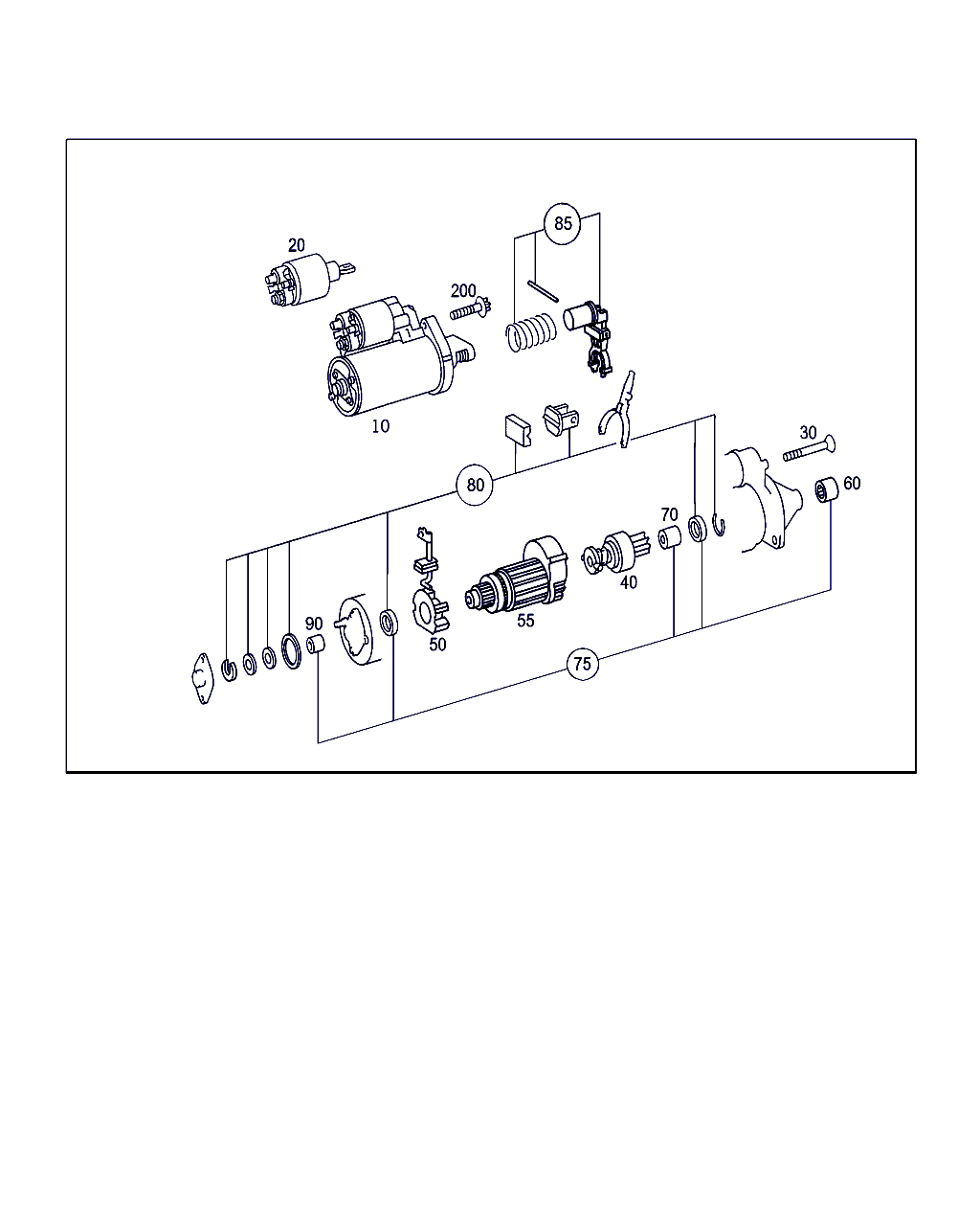 Mercedes-Benz A 001 152 27 10 - Solenoid Switch, starter onlydrive.pro