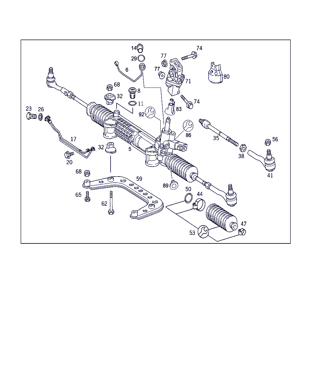 Mercedes-Benz A 210 338 04 15 - Осевой шарнир, рулевая тяга onlydrive.pro