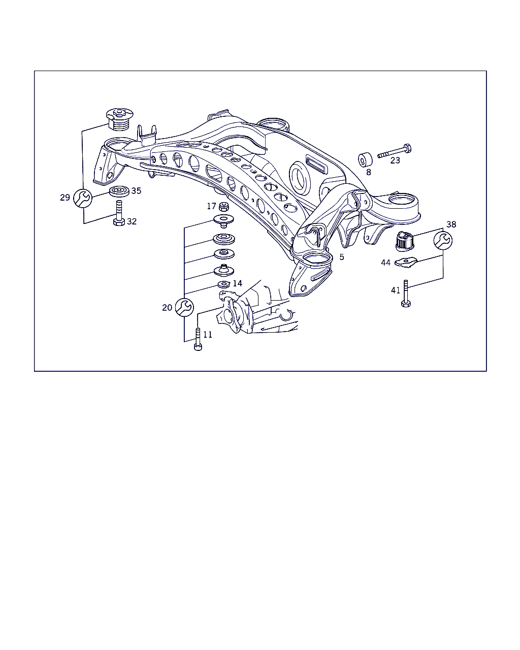 Mercedes-Benz A 210 350 59 08 - Ремкомплект, балка моста onlydrive.pro