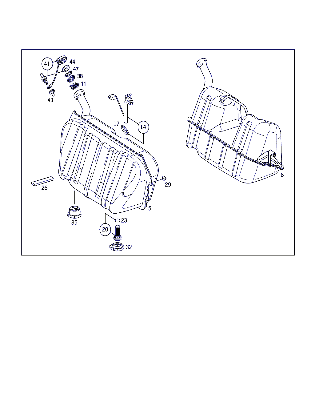 Mercedes-Benz A 140 470 00 05 - Sealing Cap, fuel tank onlydrive.pro