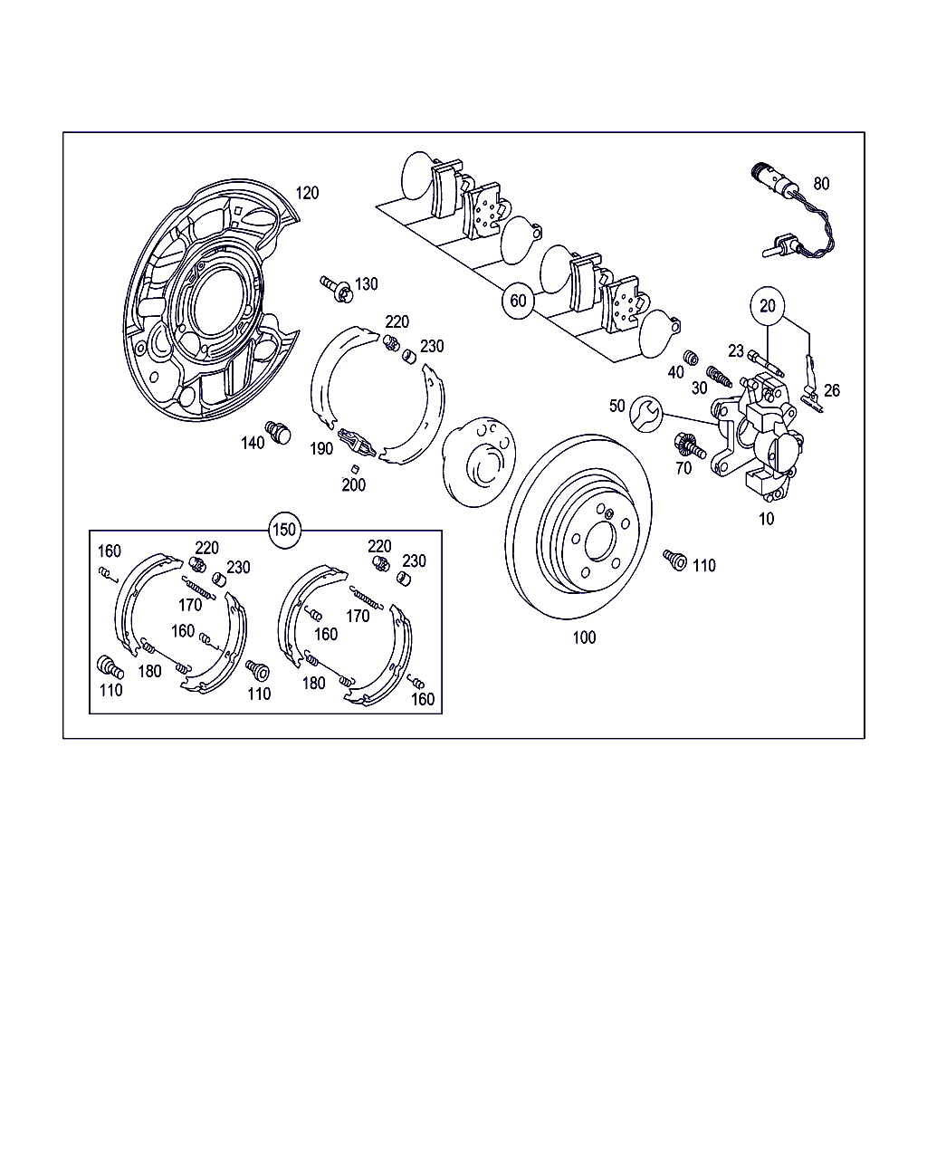 Mercedes-Benz A 003 420 28 20 - Brake Pad Set, disc brake onlydrive.pro