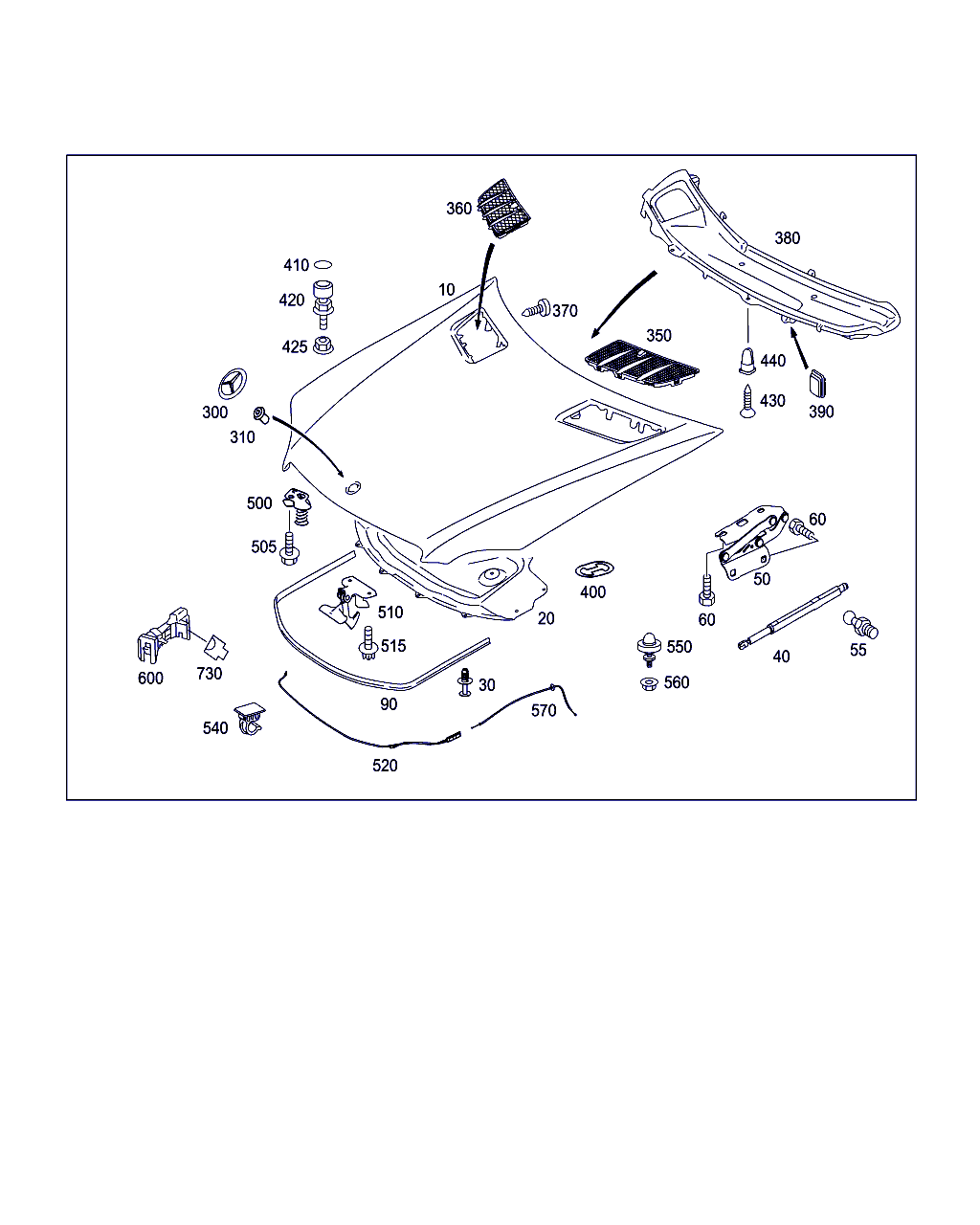 Mercedes-Benz A 001 990 64 00 - Atspergredzens, Izplūdes gāzu sistēma onlydrive.pro