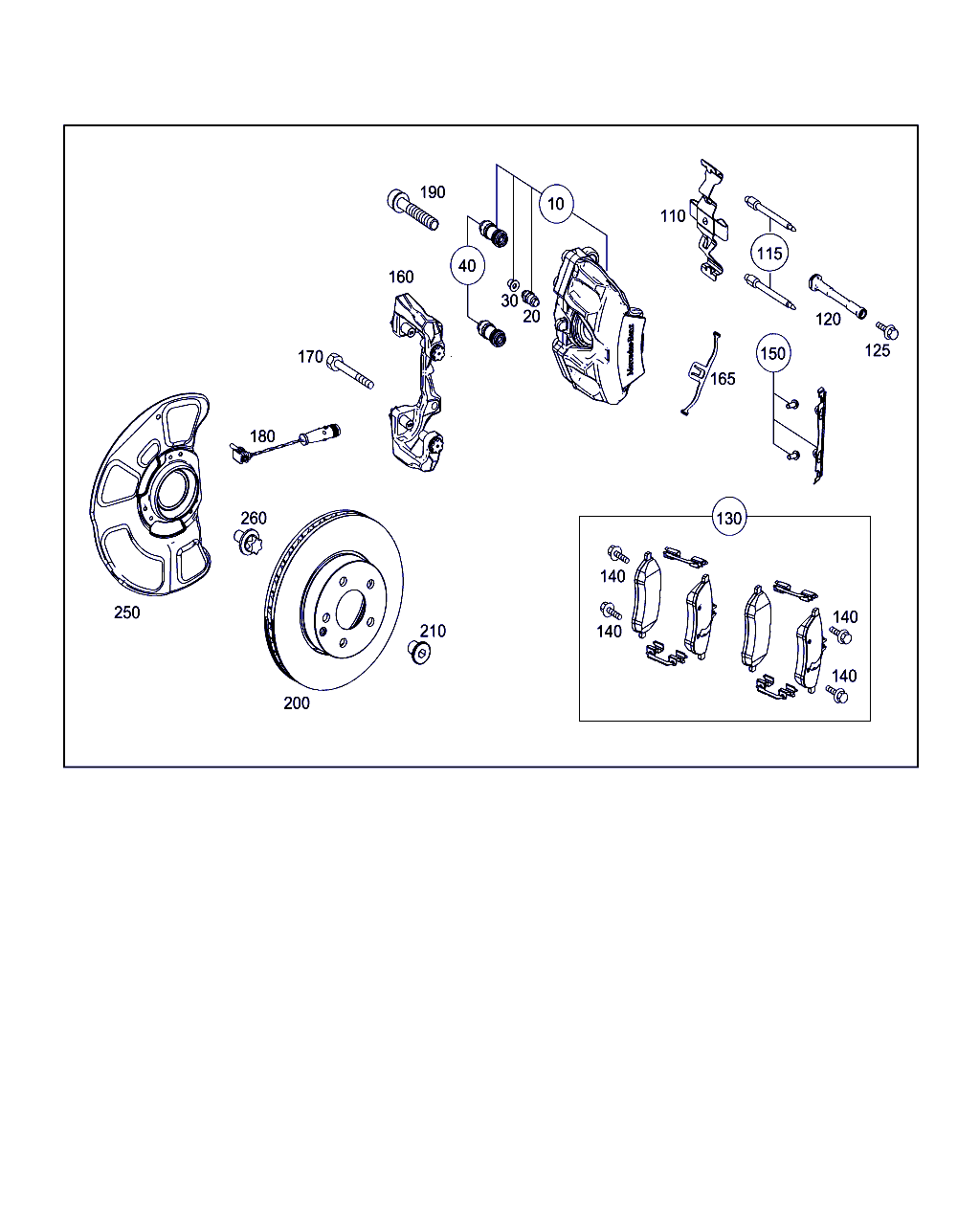 Mercedes-Benz A 001 421 25 86 - Guide Sleeve Kit, brake caliper onlydrive.pro