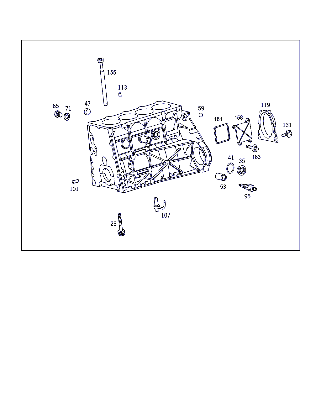 Mercedes-Benz A 646 010 06 68 - Vārpstas blīvgredzens, Kloķvārpsta onlydrive.pro