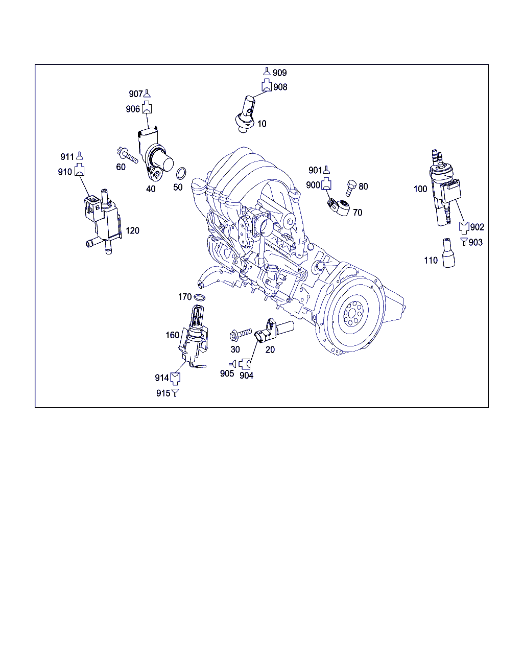 Mercedes-Benz A 003 153 28 28 - Sensor, crankshaft pulse onlydrive.pro