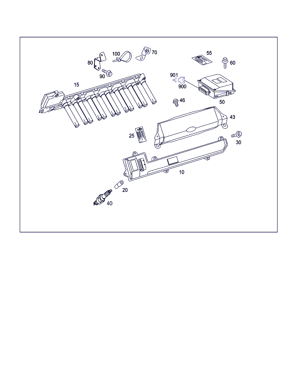 Mercedes-Benz A 004 159 14 03 - Ignition system: 012 pcs. onlydrive.pro