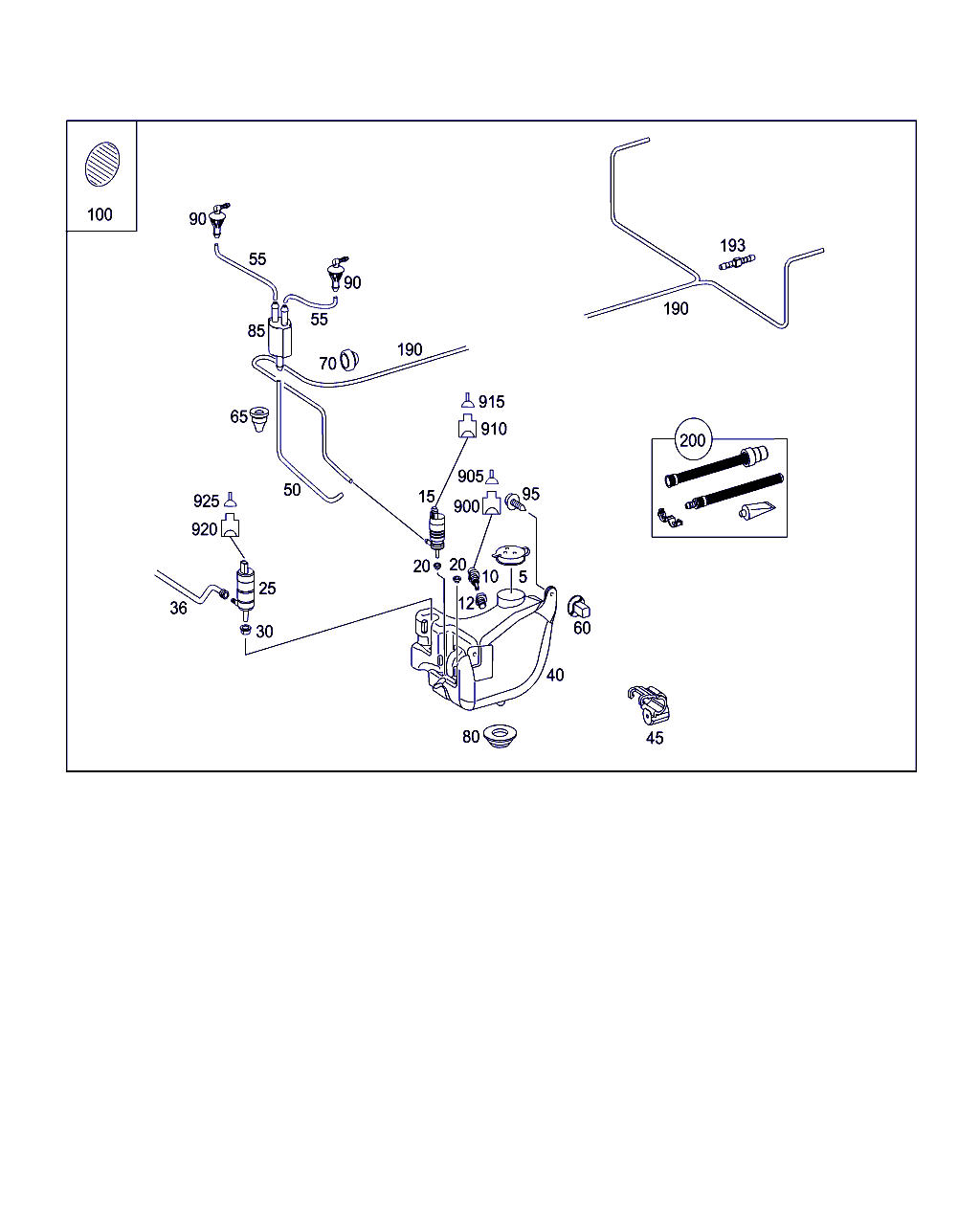 Mercedes-Benz A 000 860 58 26 - Windshield washer system, headlamp cleaning system: 001 pcs. onlydrive.pro